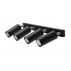Світильник стельовий MSK Electric Tube спот із поворотним механізмом NL 1105-4 BK Хмільник