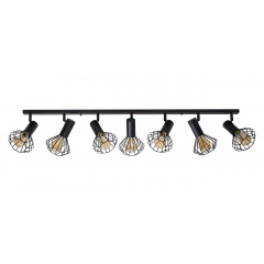 Світильник лофт MSK Electric Diadem стельовий NL 22151-7 BK Полтава