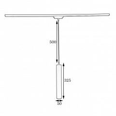 Підвісний трековий світильник у стилі лофт MSK Electric Tube NT 3522 Приморськ