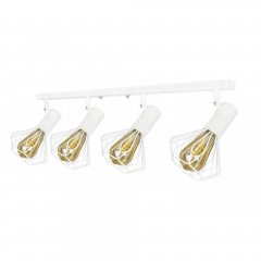 Світильник лофт MSK Electric Diadem настінно-стельовий NL 22151-4W білий Михайлівка