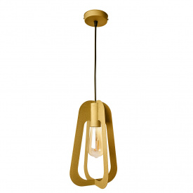 Светильник подвесной MSK Electric Catania в стиле лофт под лампу Е27 MR 3019 GD золотой муар