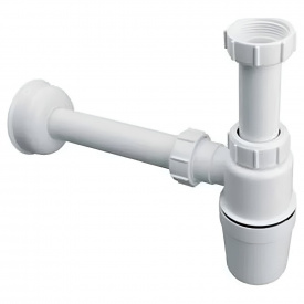 Сифон для раковины McAlpine пластик, белый (HC2J)