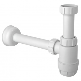 Сифон для раковины McAlpine пластик, белый (HC2)