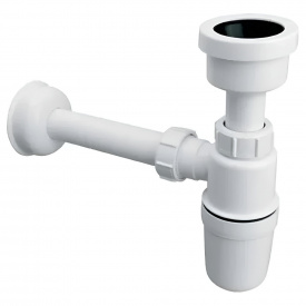 Сифон для писсуара McAlpine пластик, белый (HC2P)