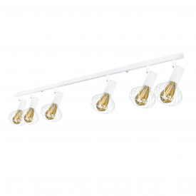 Світильник лофт MSK Electric Lotus стельовий NL 14151-6 WH