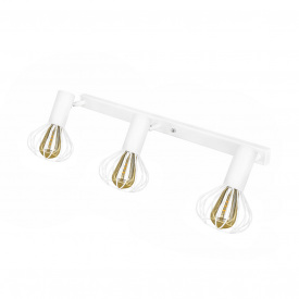 Світильник лофт настінно-стельовий MSK Electric Lotus NL 14151-3 WH