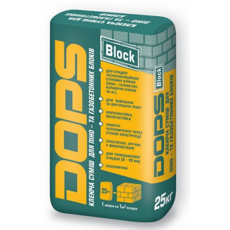 Клей для газоблока Dops 25 кг