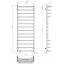 Рушникосушарка електрична Юність П14 500х1400 Deffi Хром JD03 (C.YU.140.50.14.E.C.L.1) Умань