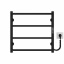 Рушникосушарка електрична Ladder П4 400х500 Deffi Чорний JD03 (C.LK.50.40.4.E.B.R.1) Стрий