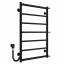 Рушникосушарка електрична Ladder П7 500х800 Deffi Чорний EF16 (C.LK.80.50.7.E.B.R.5) Доманівка
