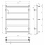 Рушникосушарка електрична Ladder П5 500х600 Deffi Чорний EF16 (C.LK.60.50.5.E.B.R.5) Енергодар