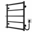 Рушникосушарка електрична Ladder П5 500х600 Deffi Чорний JD03 (C.LK.60.50.5.E.B.R.1) Веселе