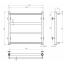 Рушникосушарка електрична Ladder П4 400х500 Deffi Хром JD03 (C.LK.50.40.4.E.C.R.1) Хмельницький