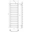 Рушникосушарка електрична Трапеція П14 500х1500 Deffi Хром JD03 (C.TR.150.50.14.E.C.L.1) Кропивницький