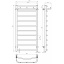 Полотенцесушитель электрический Классик N П10 500х1100 Deffi Белый WD03 (C.KN.110.50.10.E.W.L.1) Борисполь