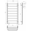 Полотенцесушитель электрический Lux Hotel П9 500х1000 Deffi Хром JD04 (A.LH.100.50.9.E.C.L.2) Долина