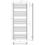 Рушникосушарка електрична Lima П25 600х1600 Deffi Хром JD04 (A.LI.160.60.25.E.C.R.2) Полтава