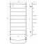 Полотенцесушитель электрический Аквамикс П9 500х1000 Deffi Черный EF16 (C.AM.100.50.9.E.B.L.5) Михайловка