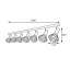 Світильник лофт MSK Electric Diadem стельовий NL 22151-7 BK Полтава
