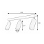 Светильник MSK Electric Tube спот с поворотными механизмами MR 1105-3 GD Еланец