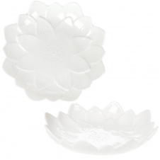 Фарфоровые блюда Bona White aster в наборе 4 штуки 20 см DP115000
