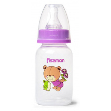 Бутылочка для кормления детская Baby Мишка-любимец 120 мл Fissman DP43973
