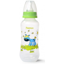 Бутылочка для кормления детская Baby Ослик на поляне 300 мл Fissman DP43962