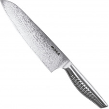 Нож кухонный Сантоку 180 мм Suncraft Moka Damascus (DMK-101)