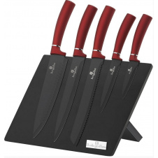 Набор ножей Berlinger Haus Metallic Line Burgundy Edition 6 пр (BH-2519)