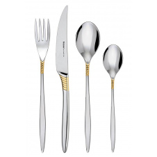 Столові прибори Mamba Gold 24 предмета на 6 персон Hisar DP41162
