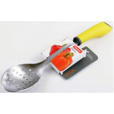 Ложка Fissman поварская Vita 34см перфорированная из нержавеющей стали DP37470