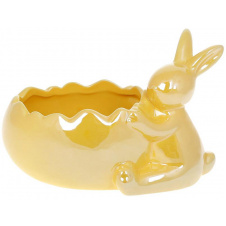 Кашпо 19х12х13см Yellow Кролик у яйця BonaDi DP118496