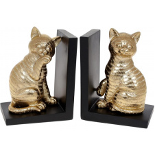 Книжковий інтер'єрний утримувач Bona Gold-Cats 25х9х17 см Золотий DP119971