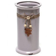Ваза ceramic настільна Shabby Chic діаметр 12.6 см, висота 22.8 см Bona DP41668