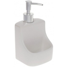 Диспенсер для моющего средства Ero White 400ml с подставкой для губки DP218296 BonaDi