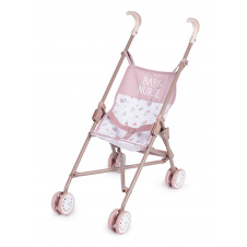 Прогулочная pink powder коляска-трость для кукол Smoby OL226848