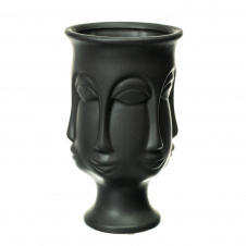Фото - Декоративна ваза Black Face 21х14 см Lefard 18723-002 Декоративна ваза Black Face 21х14 см Lefard 18723-002