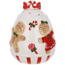 Емкость с крышкой BonaDi Merry Gingerbread для сыпучих продуктов 1900 мл Разноцветный DP233117