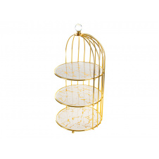 3- ярусное блюдо для сервировки GoldiLi 20см Lefard