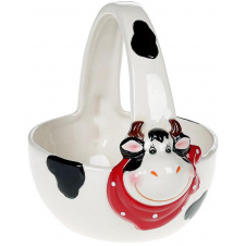 Цукерниця ceramic Корівка Глорія з ручкою, 400мл Bona DP66854