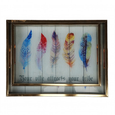 Комплект подносов Feathers 40х30 см из 2 штук AL121000 Lefard
