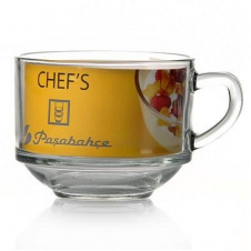 Кружка-бульонница стеклянная Pasabahce Chefs 630 мл DP39247