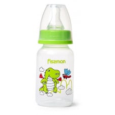Бутылочка для кормления детская Baby Дракоша 120 мл зеленый Fissman DP43975