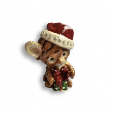 Скринька-Статуетка Lefard Cute Tiger 6х6х5.5 см Оранжевий (AL186456)