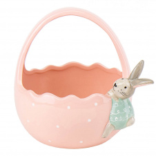 Керамическая конфетница 18х17х18 см Pink Rabbit Lefard AL118008