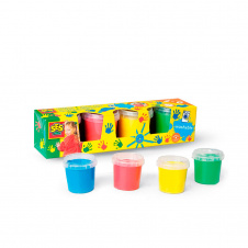 Эко краски пальчиковые 4 цвета SES Creative DD096987