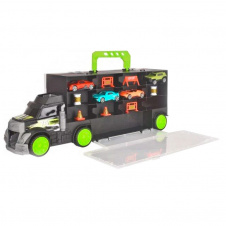 Игрушечный набор Dickie Toys Грузоперевозчик 43 см с 4 машинками и ручкой OL86872