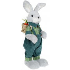 Фігурка інтер'єрна Rabbit in suspenders 20x16x59 см Bona DP118203
