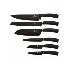 Набор ножей 6 предметов Berlinger Haus Black Rose Collection (BH-2337)