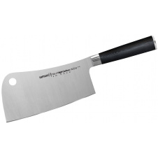 Кухонна сокира Samura Mo-V для м'яса 180 мм Black (SM-0040)